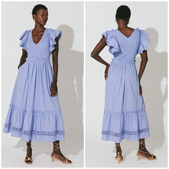 NWT CLEOBELLA Tuckernuck
Exclusive Periwinkle Gladys Ankle Dress SZ XL - Picture 2 of 10